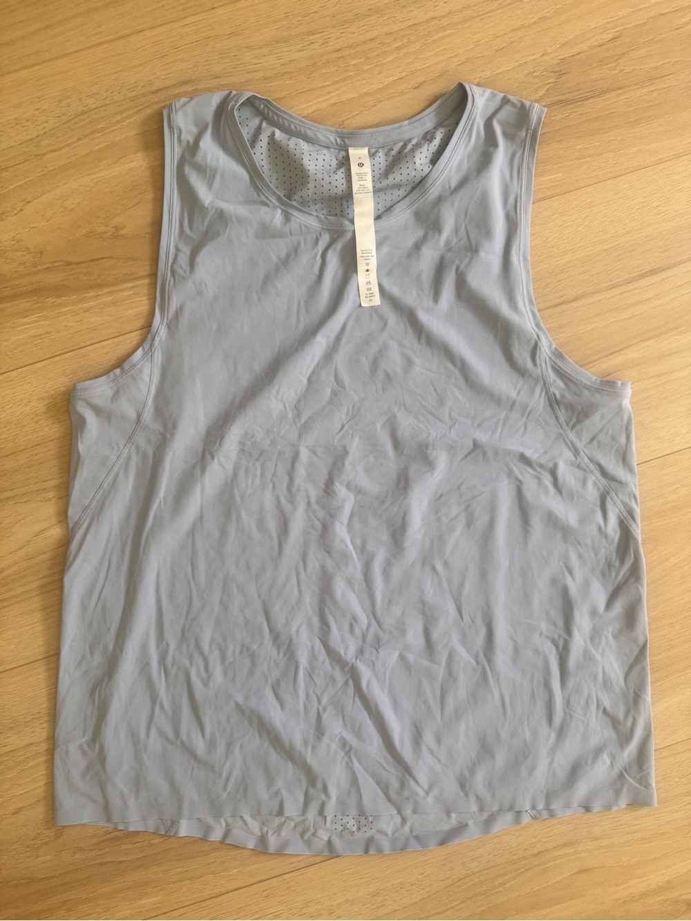 lululemon athletica Run On Tank Ice Cap Blue